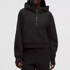 Lululemon Scuba Oversized Half-Zip Hoodie in Black XS/S